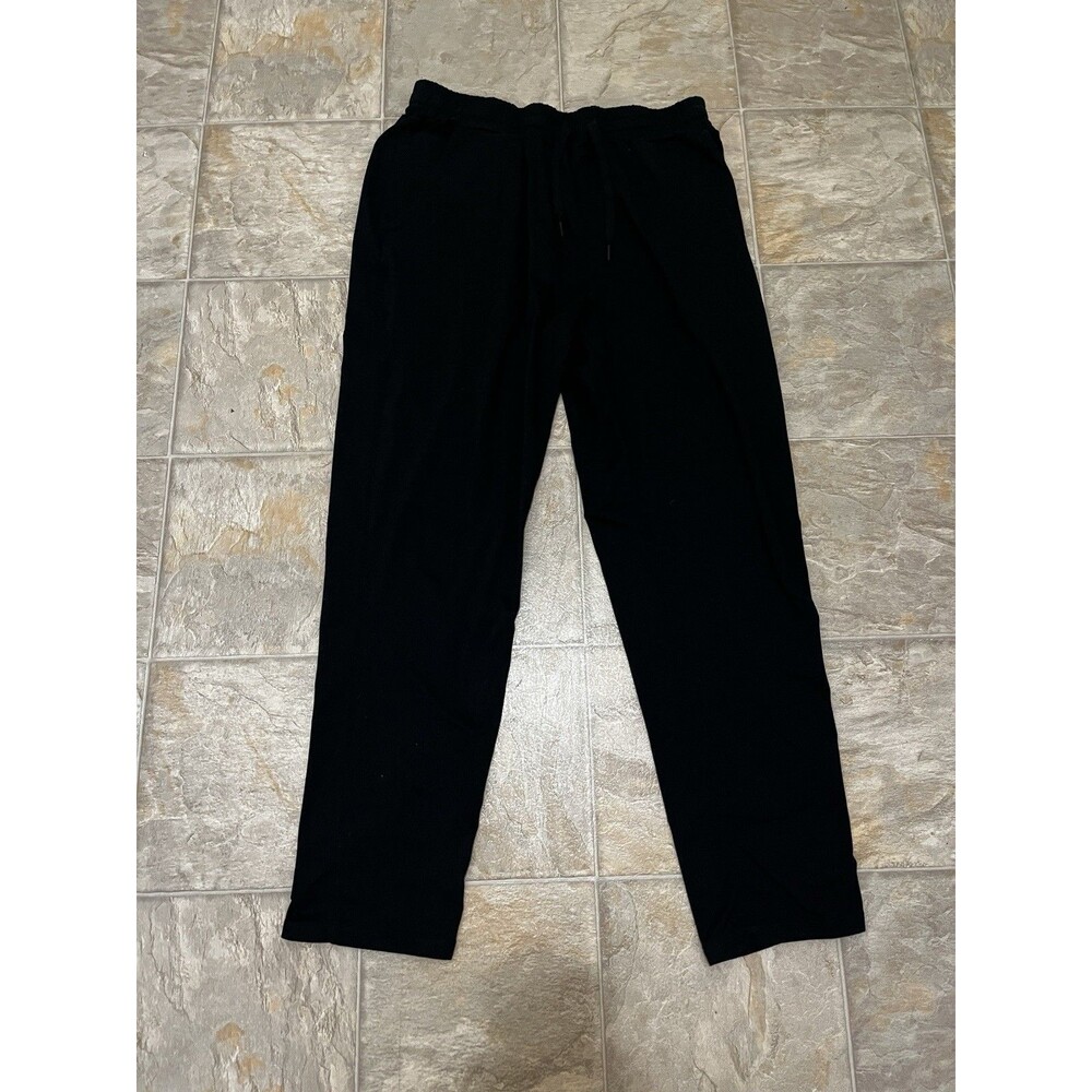 Quince Men’s Stretch Performance Pants Size L Black Drawstring